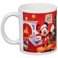 Кружка керамическая "С Новым годом!" 320 мл, Микки Маус