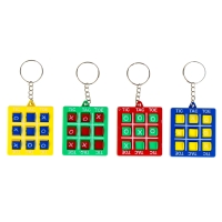Головоломка &laquo;Крестики нолики&raquo; на брелоке, цвета МИКС