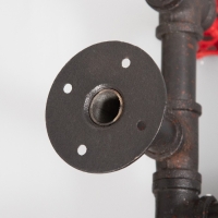 Бра "Полка" 2хЕ27 40Вт черный 43х34х21см