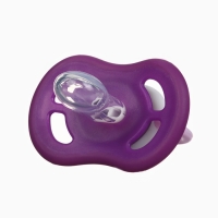 Соска - пустышка анатомическая «Пингвинчик», +6 мес., цвет фиолетовый Соска - пустышка анатомическая «Пингвинчик», +6 мес., цвет фиолетовый