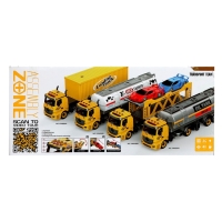 Конструктор винтовой &laquo;Бензоцистерна&raquo;, свет, звук, инерция, 75 деталей