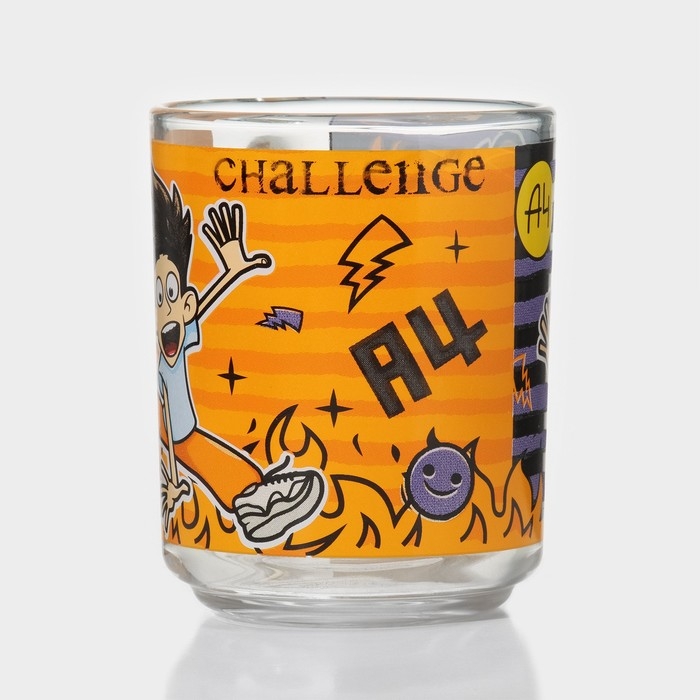 Кружка стеклянная &laquo;Влад А4. Челлендж&raquo;, 230 мл