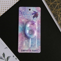 Свеча для торта, цифра &laquo;6&raquo;, 5,5 х 8 см