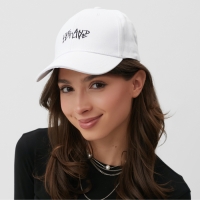 Бейсболка MINAKU, цвет белый, размер 56-58 Бейсболка MINAKU, цвет белый, размер 56-58