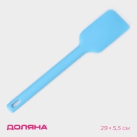 Лопатка Доляна &laquo;Люкс&raquo;, 29&times;5,5&times;1 см, цвет голубой