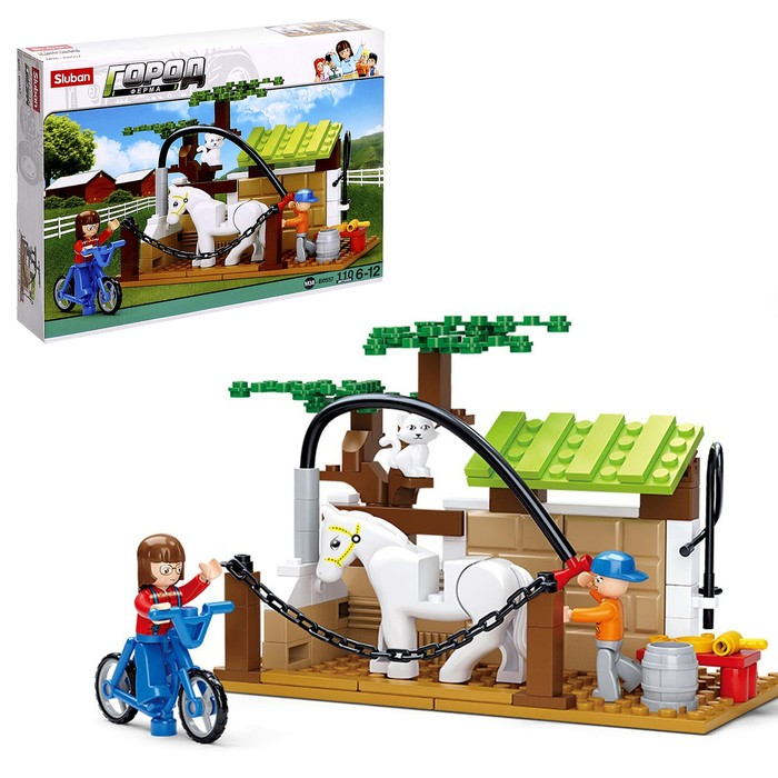Конструктор «Конюшня», 110 деталей Конструктор «Конюшня», 110 деталей