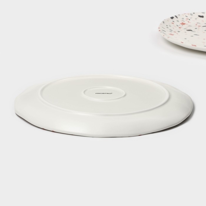 Набор тарелок обеденных фафрфоровых Magistro Terazzo, d=27 см, 2 шт Набор тарелок обеденных фафрфоровых Magistro Terazzo, d=27 см, 2 шт