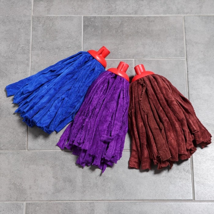 Насадка для швабры ленточная Доляна, микрофибра, 30&times;10&times;6 см, цвет МИКС