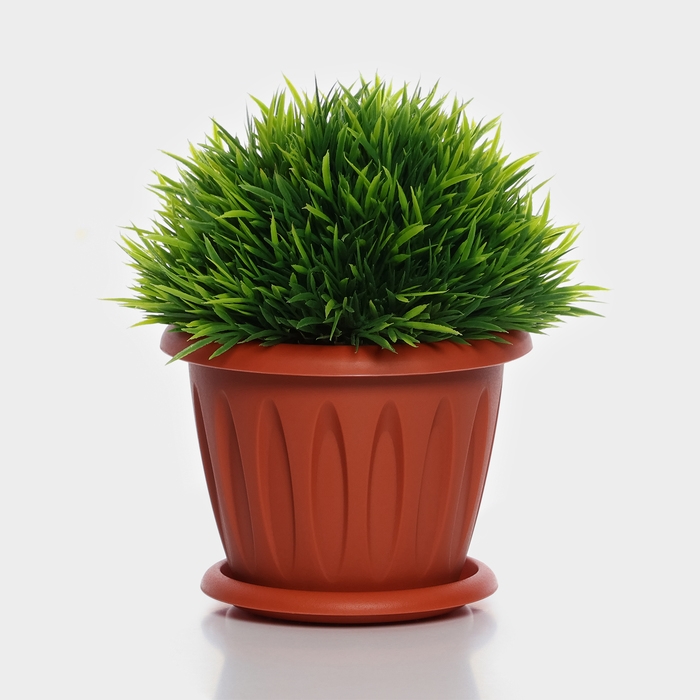 Горшок с поддоном «Фелиция», 400 мл, цвет терракотовый Горшок с поддоном «Фелиция», 400 мл, цвет терракотовый