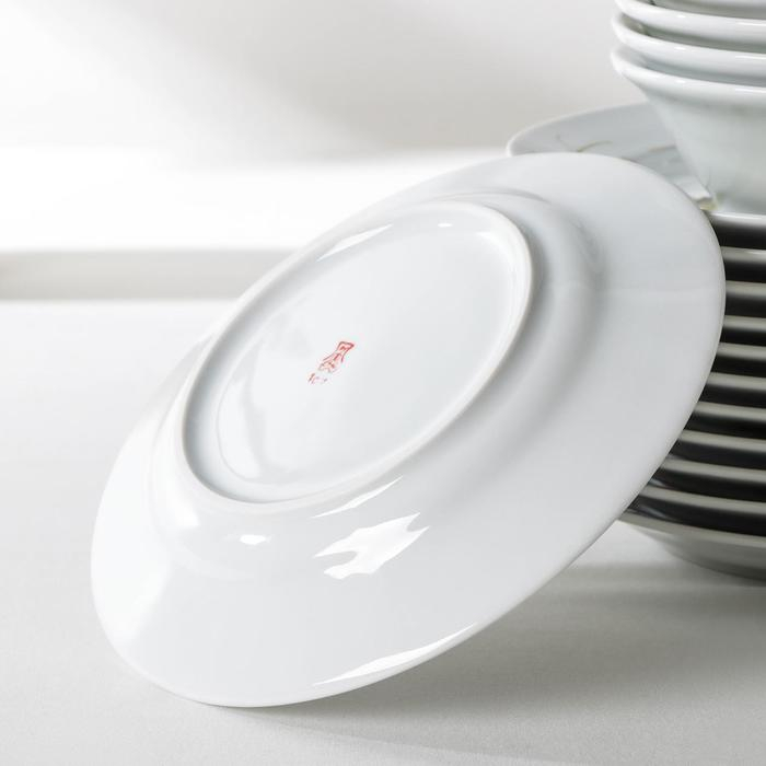 Сервиз столовый фарфоровый &laquo;Стрекоза&raquo;, 37 предметов, 2 вида тарелок