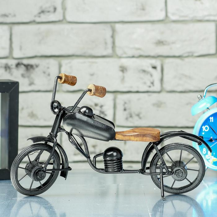 Сувенир "Мотоцикл" дерево, металл 28*7*12 см