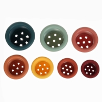 Стаканчики силиконовые, 7 шт., цветные, Mum&Baby