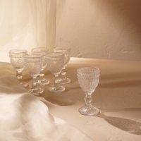 Набор рюмок стеклянный SL Home «Ларго», 50 мл, 5×10,5 см, цвет прозрачный Набор рюмок стеклянный SL Home «Ларго», 50 мл, 5×10,5 см, цвет прозрачный