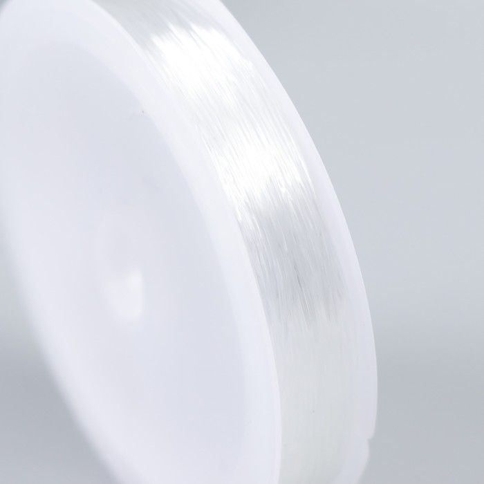 Нить силиконовая для бисера Нить силиконовая для бисера "Astra" 0,6 мм, 25 м, прозрачный матовый