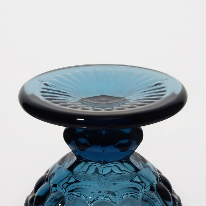 Кувшин для воды стеклянный Magistro &laquo;Ла-Манш&raquo;, 1,1 л, 14&times;19,5 см, цвет синий