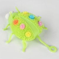 Мяч детский резиновый ёжка световой «Божья коровка», цвета МИКС , в шоубоксе Мяч детский резиновый ёжка световой «Божья коровка», цвета МИКС , в шоубоксе