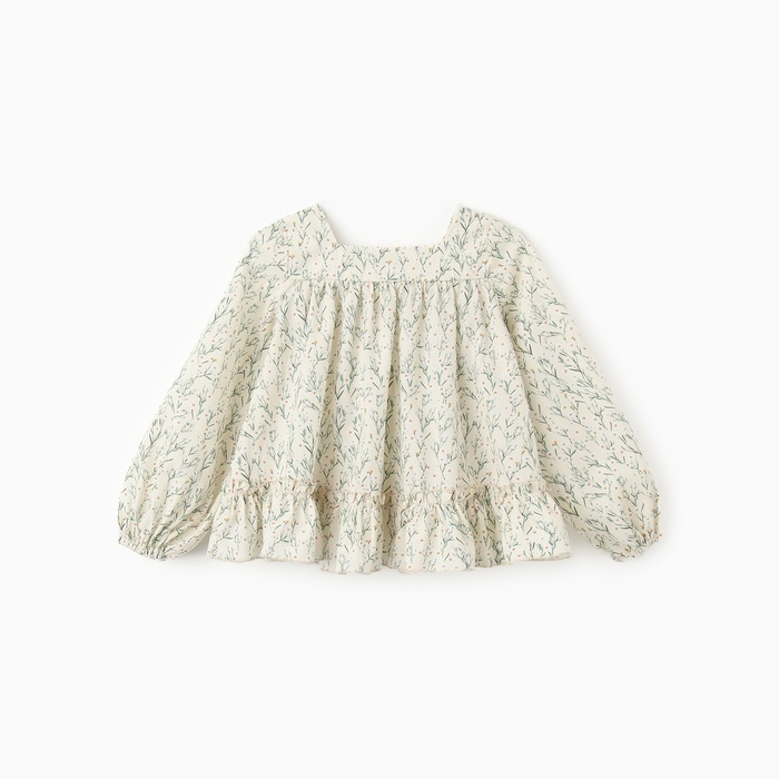 Блузка для девочки MINAKU «Ромашки», цвет молочный, рост 122 см Блузка для девочки MINAKU «Ромашки», цвет молочный, рост 122 см