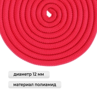 Скакалка для художественной гимнастики утяжелённая Grace Dance, 3 м, цвет фуксия