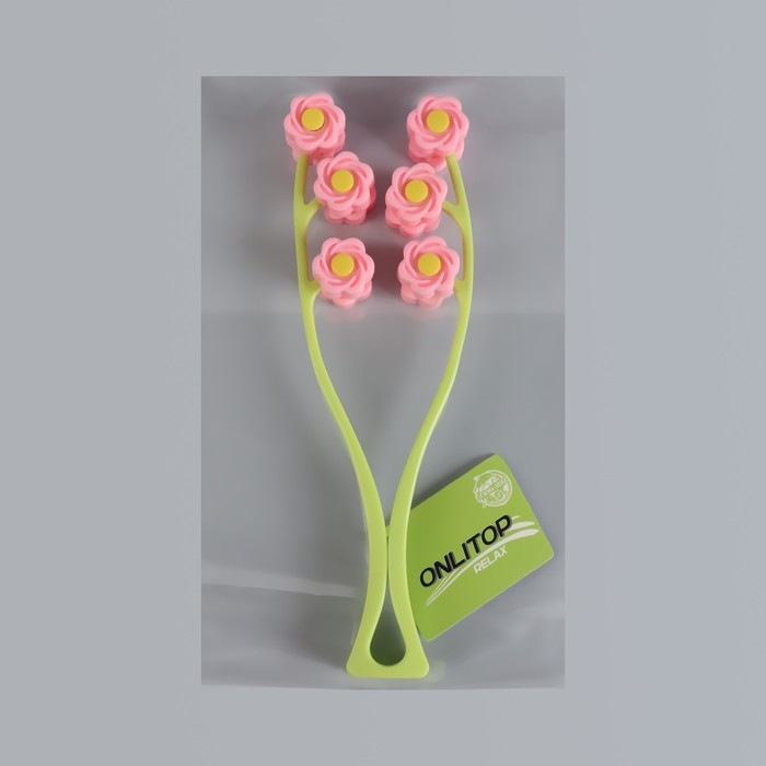 Массажёр для лица «Букет», 22,5 × 6,5 × 3,5 см, 12 роликов, цвет МИКС Массажёр для лица «Букет», 22,5 × 6,5 × 3,5 см, 12 роликов, цвет МИКС