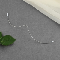 Монокость для бюстгальтера, 170 + 170 мм, цвет серебряный Монокость для бюстгальтера, 170 + 170 мм, цвет серебряный