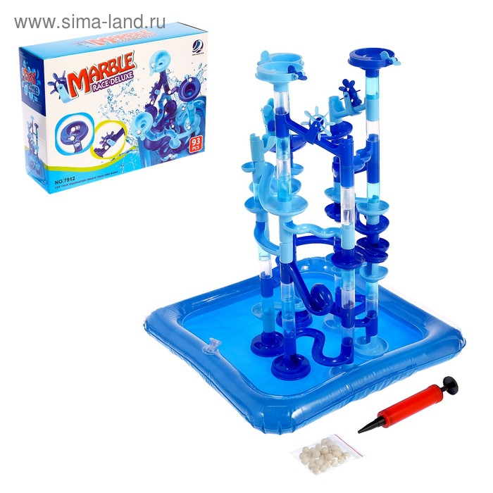 Конструктор марблс &laquo;Водный аттракцион&raquo;, 93 детали, с бассейном