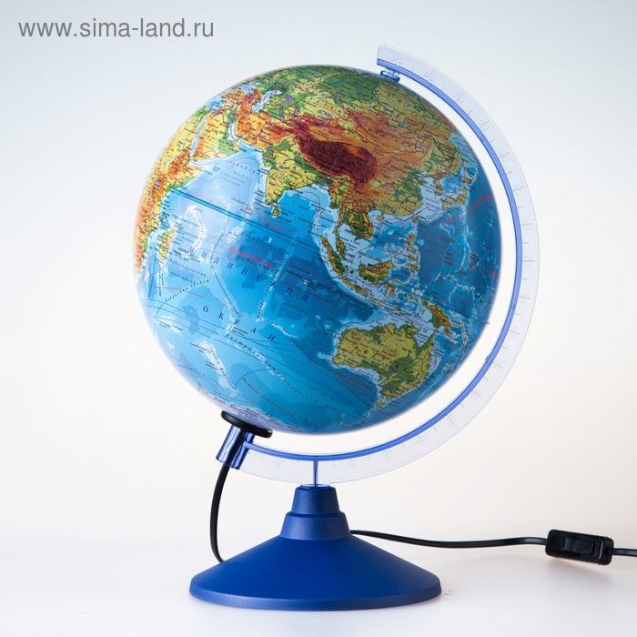 Глoбус физический «Классик Евро», диаметр 250 мм, с подсветкой Глoбус физический «Классик Евро», диаметр 250 мм, с подсветкой