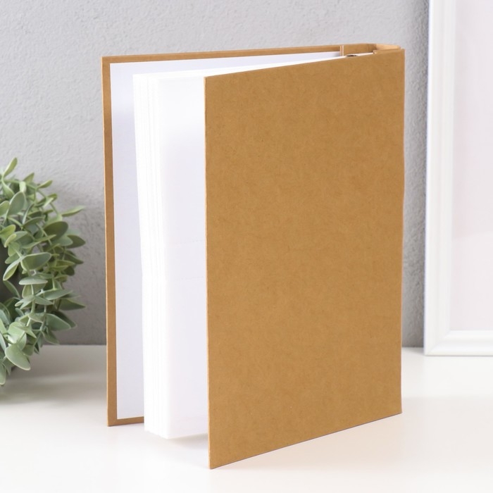 Фотоальбом на 200 фото 10х15 см "Крафт" МИКС 5,5х20,8х26,5 см