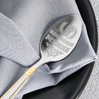 Ложка чайная с гравировкой «Настоящий мужик», в подарочной коробке, 3 х 14 см. Ложка чайная с гравировкой «Настоящий мужик», в подарочной коробке, 3 х 14 см.