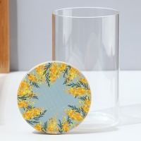 Банка для хранения сыпучих продуктов и круп &laquo;Нежная мимоза&raquo;, 950 мл