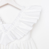 Платье детское KAFTAN &laquo;Бабочка&raquo;, р. 34 (122-128), белый