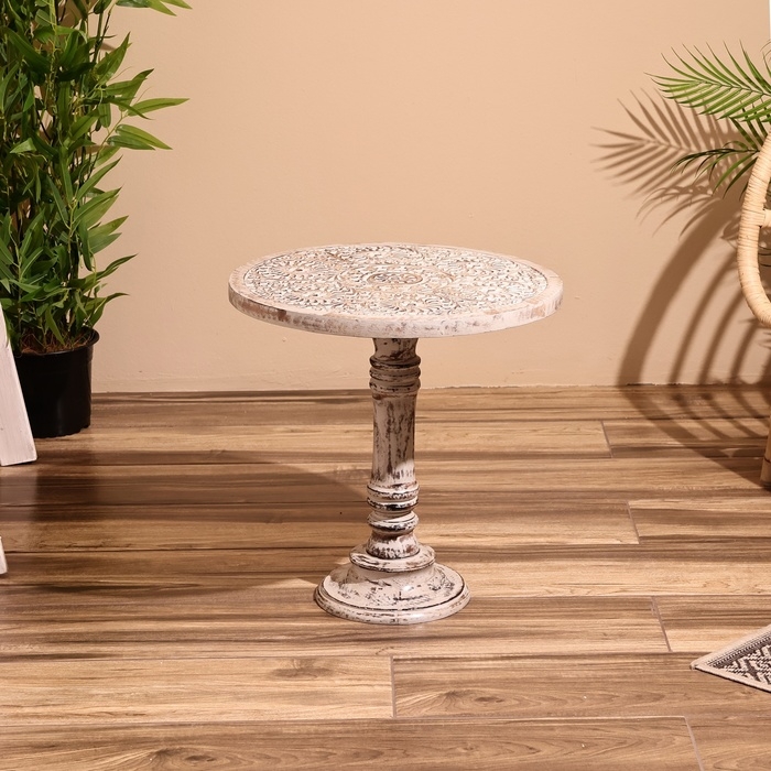 Столик кофейный 44х44х45 см, манговое дерево Столик кофейный 44х44х45 см, манговое дерево