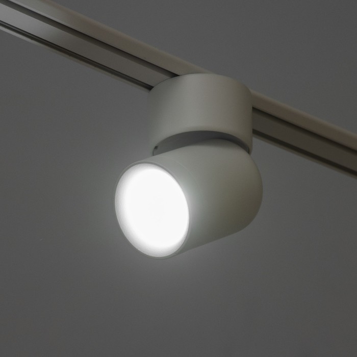 Светильник трековый SLIM Светильник трековый SLIM "Бочонок" LED 10Вт 3000K-6000К 48V CRI90 белый 6,3х6,3х14,5см