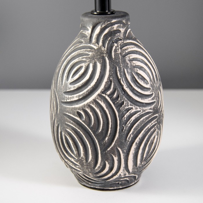 Настольная лампа "Радия" Е14 40Вт черный 12,5х12,5х30см RISALUX