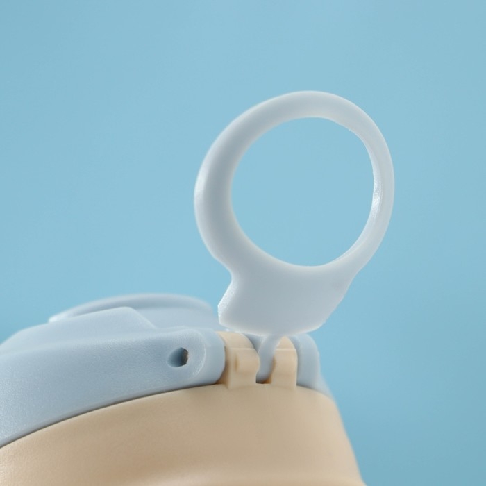 Бутылка для воды стеклянная &laquo;Космонавты&raquo;, 450 мл, 8,2&times;15 см, цвет МИКС, матовое стекло