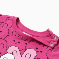 Футболка для девочки, цвет фуксия, рост 92 см