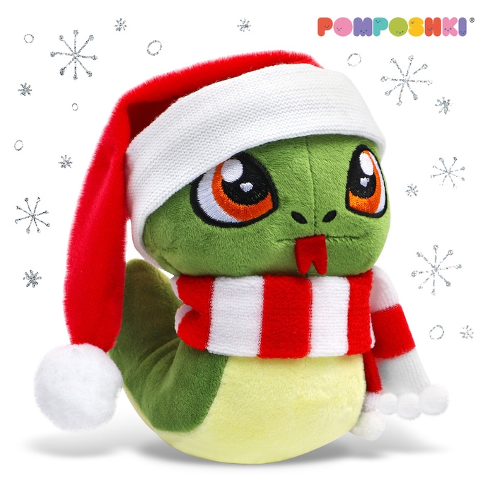 Мягкая игрушка &laquo;Змея&raquo;, в шапке и шарфе