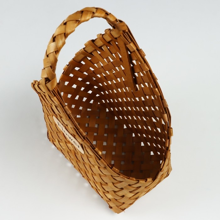 Корзина плетеная, 23 х 12 х 7 х 22/28 см, секвойя Корзина плетеная, 23 х 12 х 7 х 22/28 см, секвойя