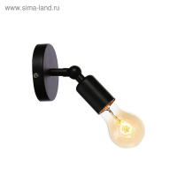 Бра"Миява" 1х40Вт Е27 черный 9х10х13 см