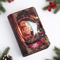 Шкатулка Книга Новогодний уют, 20х13х5 см Шкатулка Книга Новогодний уют, 20х13х5 см