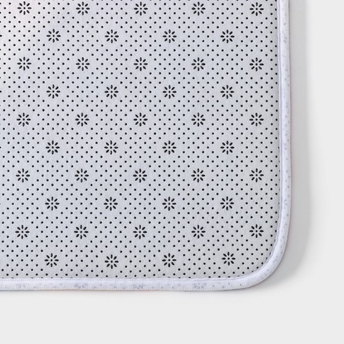 Коврик для ванной и туалета Доляна «Камни следы», 40×60 см Коврик для ванной и туалета Доляна «Камни следы», 40×60 см