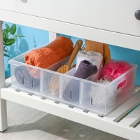 Контейнер для хранения без крышки ROLLY, 11,5 л, 24,2×45×12,9 см, прозрачный Контейнер для хранения без крышки ROLLY, 11,5 л, 24,2×45×12,9 см, прозрачный