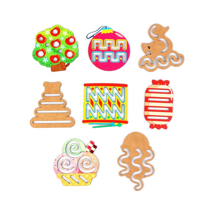 Линейки-трафареты &laquo;Детское ассорти&raquo;