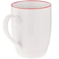 Кружка Simmy, белая с красным Кружка Simmy, белая с красным