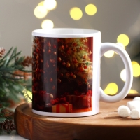 Кружка новогодняя керамическая &laquo;Сказка&raquo;, 320 мл, цвет белый