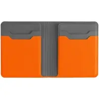 Картхолдер с отделением для купюр Dual, оранжевый