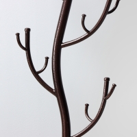 Вешалка напольная &laquo;Дерево&raquo;, 38&times;37,5&times;181 см, цвет медный антик