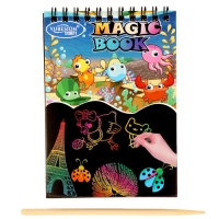 Блокнот-гравюра &laquo;Морские обитатели&raquo;, 10 листов, штихель