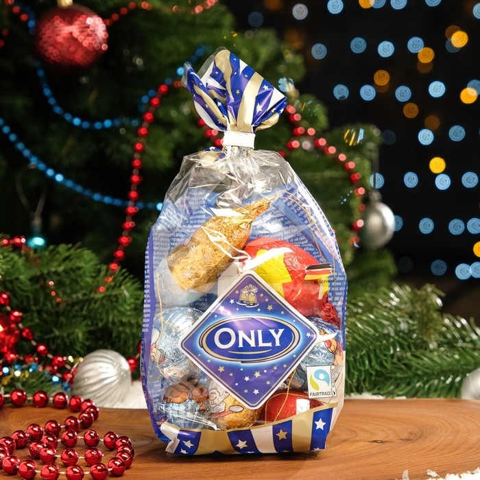 Шоколад молочный фигурный Шоколад молочный фигурный "Рождественские елочные украшения", 100 г