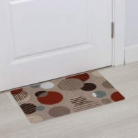 Коврик придверный влаговпитывающий Доляна, без окантовки, 37×58 см, цвет бежевый Коврик придверный влаговпитывающий Доляна, без окантовки, 37×58 см, цвет бежевый