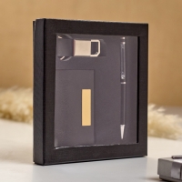 Набор подарочный 3в1 (ручка, брелок, визитница) Набор подарочный 3в1 (ручка, брелок, визитница)